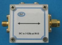 [Photograph of Transmission Line Box showing connectors]