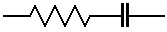 [Capacitor in series with resistor]