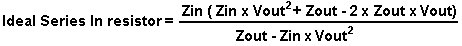 [Ideal series in resistor formula]